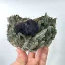 Natural Fluorite, Quartz and Pyrite, Mineral Specimen:Yaogangxian,Hunan (120*90*40MM) - image 2
