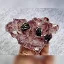 Natural Garden Crystal and Epidote Symbiosis comes from Sichuan,Mwigu 95*65*25MM - image 4