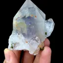 Natural Garden Crystal coexisting with Epidote comes from Meigu,Sichuan 45*45*65MM - image 7
