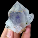 Natural Garden Crystal coexisting with Epidote comes from Meigu,Sichuan 45*45*65MM - image 2