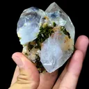 Natural Garden Crystal coexisting with Epidote comes from Meigu,Sichuan 60*70*30MM - image 6