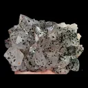 Natural Garden Quartz and Epidote, Mineral Specimen:Meigu,Sichuan (150*115*45MM) - image 4