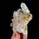 Natural Garden Quartz and Epidote, Mineral Specimen:Meigu,Sichuan(105*105*35MM) - image 3