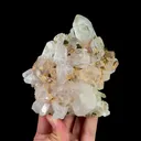 Natural Garden Quartz and Epidote, Mineral Specimen:Meigu,Sichuan(105*105*35MM) - image 1