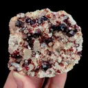 Natural Garnet and Quartz Cluster, Mineral specimen:Fujian,China (65*60*35MM) - image 4