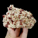 Natural Garnet and Quartz Mineral Specimen,High Quality Specimen,FUJIAN,CHINA(91*63*22mm) - image 1