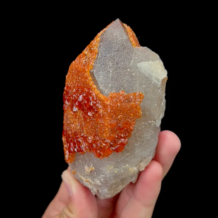 Natural Garnet and Smoke Quartz,Mineral Specimen: FUJIAN (100*60*45mm) - image 2