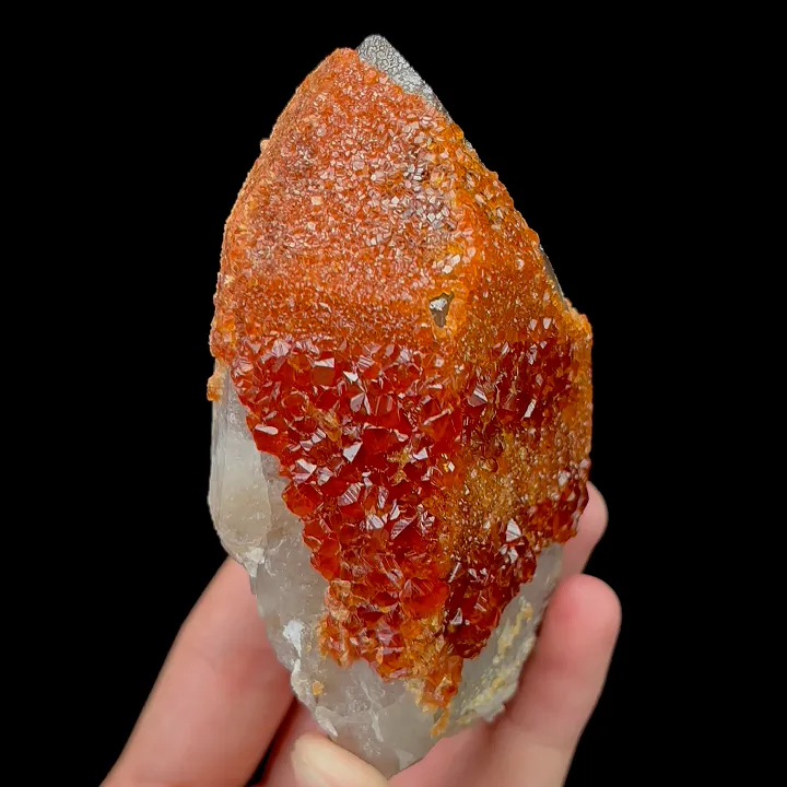 Natural Garnet and Smoke Quartz,Mineral Specimen: FUJIAN (100*60*45mm) - image 3