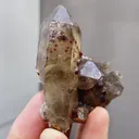 Natural Garnet and Smoky Quartz coexist comes from Fujian,China 55*30*55MM - image 2