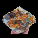 Natural Garnet and Smoky Quartz, Mineral Specimen: Fujian,China (120*95*50MM) - image 5