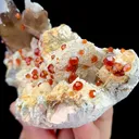 Natural Garnet and Smoky Quartz, Mineral Specimen:Fujian,China (110*55*60MM) - image 2