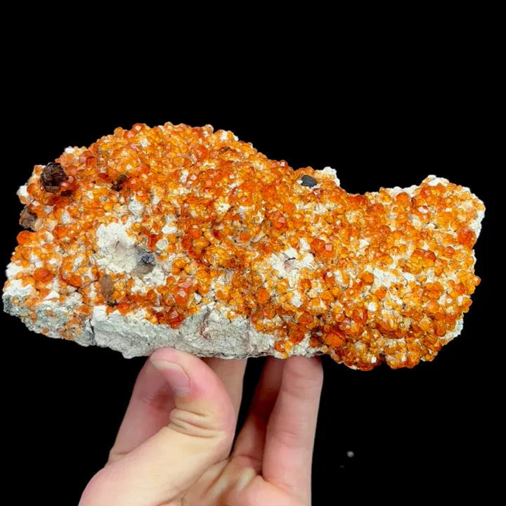Natural Garnet and Smoky Quartz, Mineral Specimen:Fujian,China (150*80*40MM) - image 4