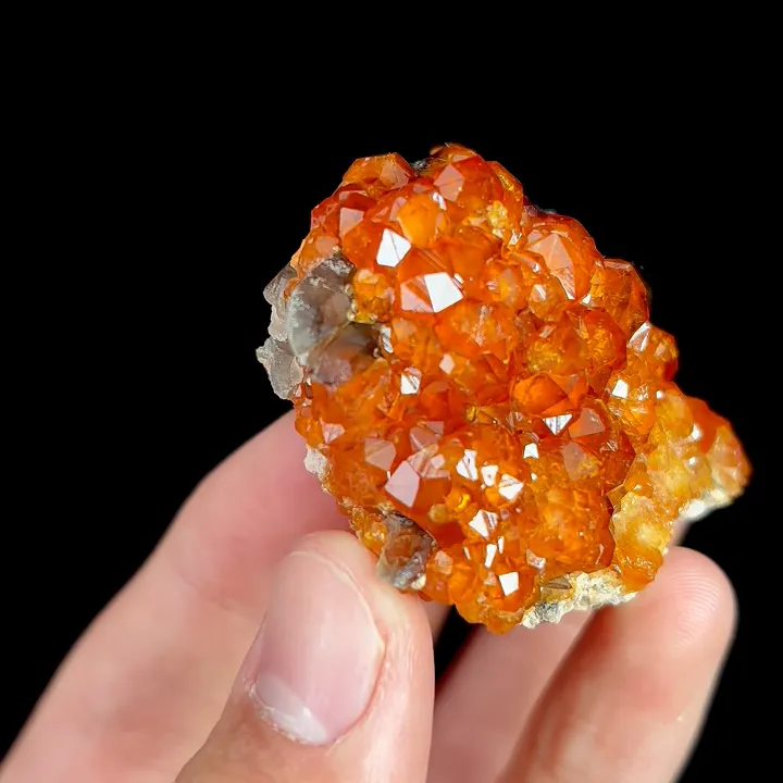 Natural Garnet and Smoky Quartz, Mineral Specimen:Fujian,China (45*50*25MM) - image 4