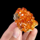 Natural Garnet and Smoky Quartz, Mineral Specimen:Fujian,China (45*50*25MM) - image 4