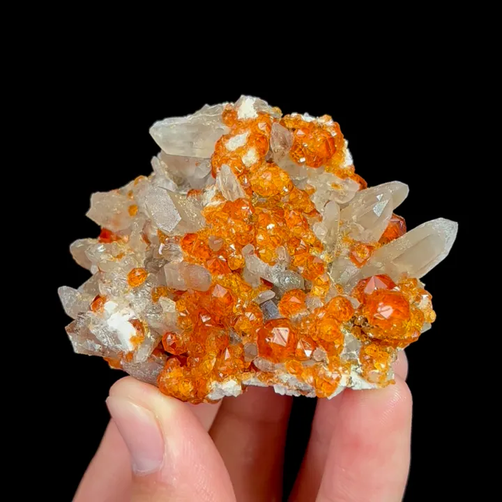 Natural Garnet and Smoky Quartz, Mineral Specimen:Fujian,China (65*50*25MM) - image 5