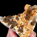 Natural Garnet and Smoky Quartz, Mineral Specimen:Fujian,China (65*80*40MM) - image 3