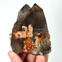 Natural Garnet and Smoky Quartz, Mineral Specimen:Fujian,China (70*70*35MM) - image 2