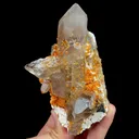 Natural Garnet and Smoky Quartz, Mineral Specimen:Fujian,China (80*125*65MM) - image 2