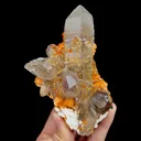 Natural Garnet and Smoky Quartz, Mineral Specimen:Fujian,China (80*125*65MM) - image 5