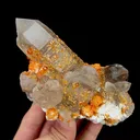 Natural Garnet and Smoky Quartz, Mineral Specimen:Fujian,China (80*125*65MM) - image 3