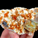 Natural Garnet and Smoky Quartz, Mineral Specimen:Fujian,China (85*50*35MM) - image 2
