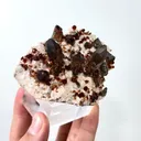 Natural Garnet and Smoky Quartz, Mineral Specimen:Fujian,China (95*55*45MM) - image 5