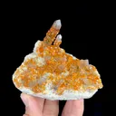 Natural Garnet and Smoky Quartz, Mineral Specimen:Fujian,China (95*60*55MM) - image 3