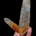 Natural Garnet and Smoky Quartz Mineral Specimen,High Quality Specimen,FUJIAN,CHINA(80*23*119mm) - image 1