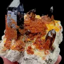 Natural Garnet and Smoky Quartz Mineral Specimen,High Quality Specimen,YUNXIAO,FUJIAN,CHINA(113*85*75mm) - image 3