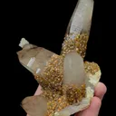 Natural Garnet and Smoky Quartz Mineral Specimen,High Quality Specimen,YUNXIAO,FUJIAN,CHINA(120*86*96mm) - image 2