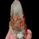 Natural Garnet and Smoky Quartz Mineral Specimen,High Quality Specimen,YUNXIAO,FUJIAN,CHINA(39*30*93mm) - image 2