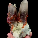 Natural Garnet and Smoky Quartz Mineral Specimen,High Quality Specimen,YUNXIAO,FUJIAN,CHINA(50*48*85mm) - image 4