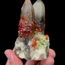 Natural Garnet and Smoky Quartz Mineral Specimen,High Quality Specimen,YUNXIAO,FUJIAN,CHINA(50*48*85mm) - image 3