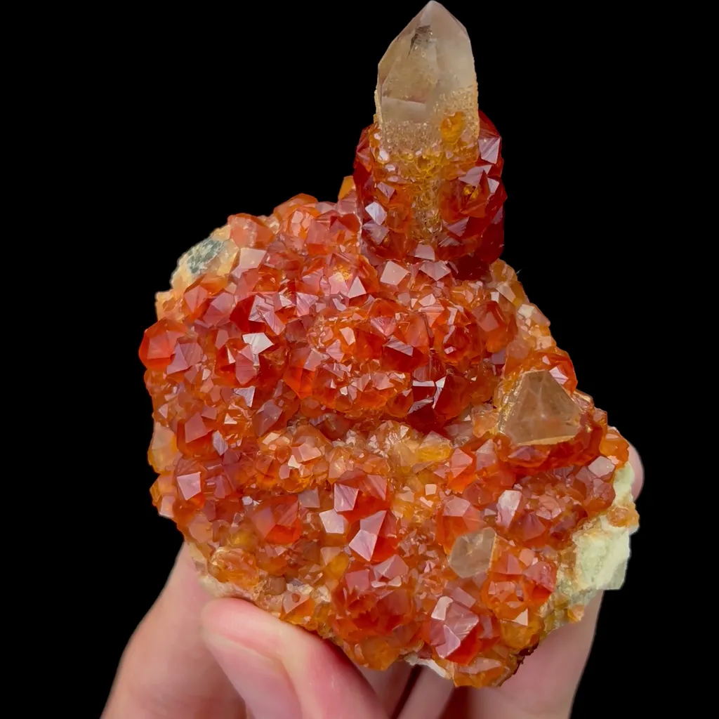 Natural Garnet and Smoky Quartz Mineral Specimen,High Quality Specimen,YUNXIAO,FUJIAN,CHINA(63*63*36mm) - image 4