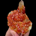 Natural Garnet and Smoky Quartz Mineral Specimen,High Quality Specimen,YUNXIAO,FUJIAN,CHINA(63*63*36mm) - image 4