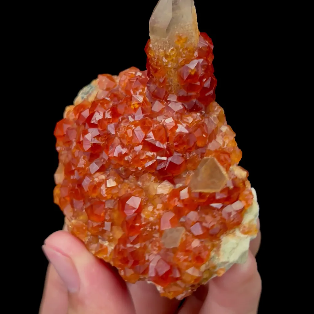 Natural Garnet and Smoky Quartz Mineral Specimen,High Quality Specimen,YUNXIAO,FUJIAN,CHINA(63*63*36mm) - image 2