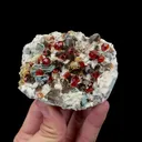 Natural Garnet and Smoky Quartz Mineral Specimen,High Quality Specimen,YUNXIAO,FUJIAN,CHINA(81*64*29mm) - image 3