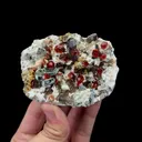 Natural Garnet and Smoky Quartz Mineral Specimen,High Quality Specimen,YUNXIAO,FUJIAN,CHINA(81*64*29mm) - image 1