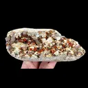 Natural Garnet and Smoky Quartz, Mineral Specimens:Fujian,China (160*70*55MM) - image 6
