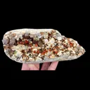 Natural Garnet and Smoky Quartz, Mineral Specimens:Fujian,China (160*70*55MM) - image 3