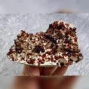 Natural Garnet and Smoky Quartz Symbiosis comes from Fujian,China 100*50*30MM - image 4