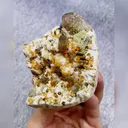 Natural Garnet and Smoky Quartz Symbiosis comes from Fujian,China 85*75*55MM - image 2