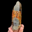 Natural Garnet and Smoky Quartz Tower, Mineral Specimen:Fujian,China (40*120*35MM) - image 5