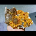 Natural Garnet and Smoky Quartz Tower Symbiosis comes from Fujian,China 145*95*90MM - image 3