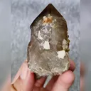 Natural Garnet and Smoky Quartz Tower Symbiosis comes from Fujian,China 35*35*70MM - image 4