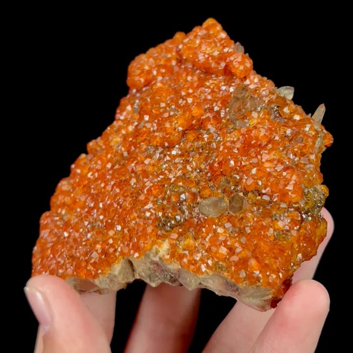 Natural Garnet and Smoky Quartz,Mineral Specimen:Fujian,China (80*85*30MM) - image 3