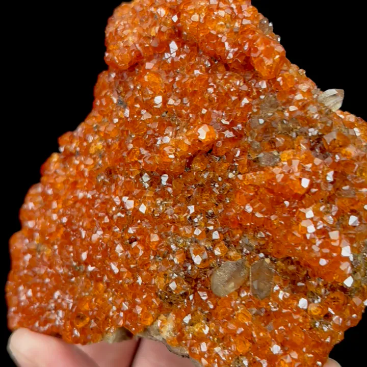 Natural Garnet and Smoky Quartz,Mineral Specimen:Fujian,China (80*85*30MM) - image 4