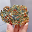 Natural Garnet comes from Yunxiaotongbei,Fujian 85*60*10MM - image 4