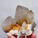 Natural Garnet & Smoky Quartz, Mineral Specimen:Fujian,China (75*65*65mm) - image 5