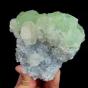 Natural Geen Fluorite and Calcite, Mineral Specimen:Fujian,China (125*95*65MM) - image 2